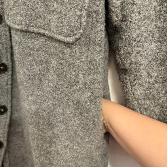 ⭐️ FREE WITH PURCHASE ⭐️ Frank and Oak Wool Shacket, Size M (fits S-M) - Picture 3 of 5